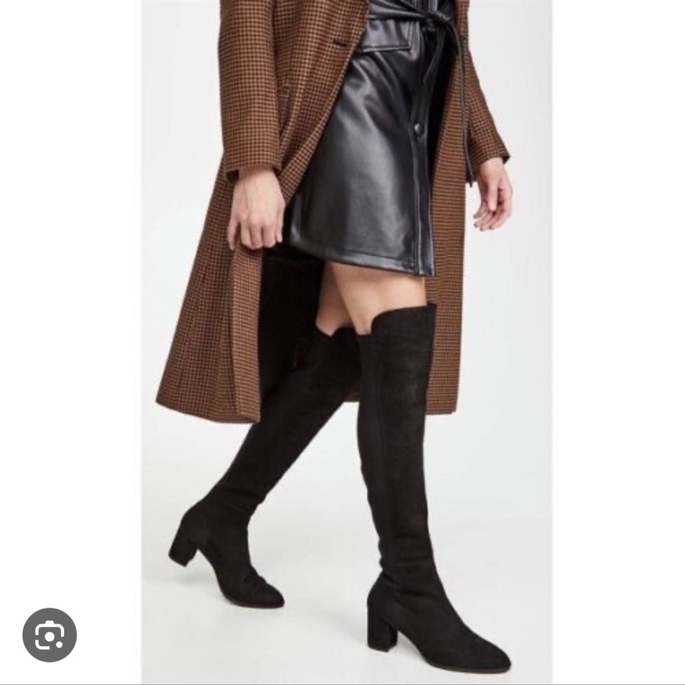 Stuart Weitzman Gillian 60mm Over-The-Knee Suede Boots